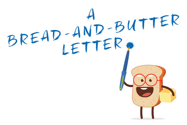 A bread-and-butter letter