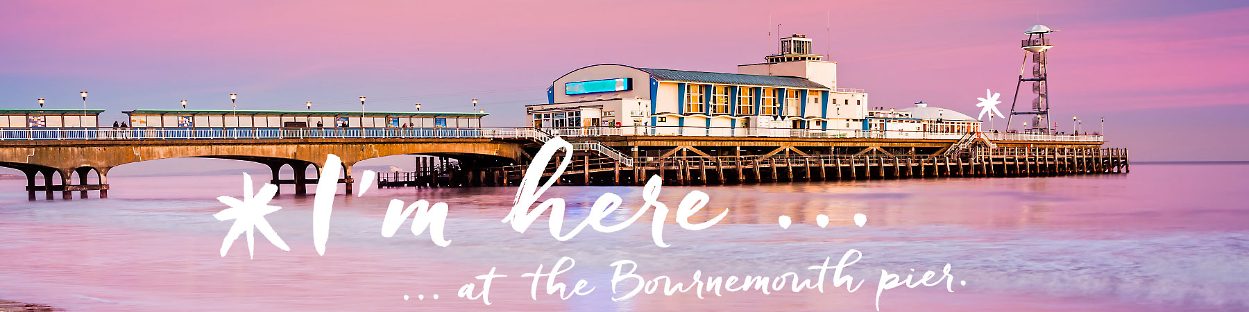 I'm here ... at the Bournemouth Pier.